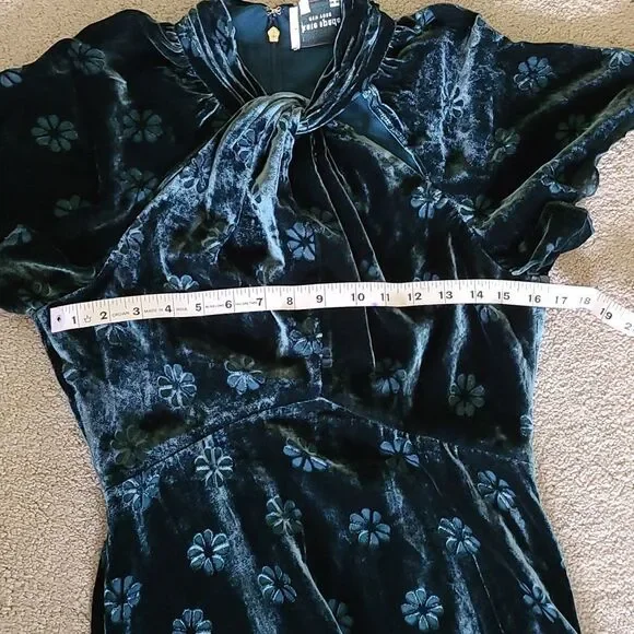 Katespade Clover Velvet dress - Picture 8 of 11